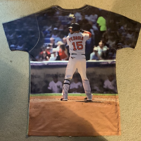 Dustin Pedroia Shirt - Rare - Picture 2 of 3